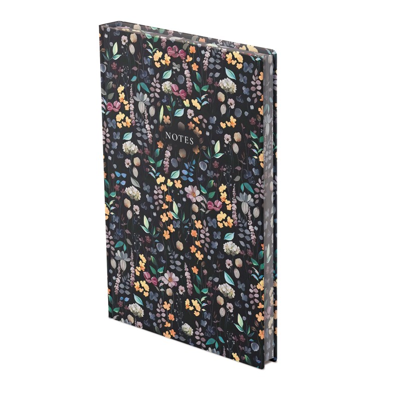 404 Notes found, A5 jegyzetfüzet, Flowers Black
