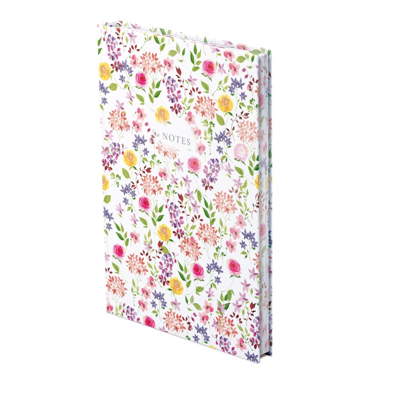 404 Notes found, B5 jegyzetfüzet, Flowers White