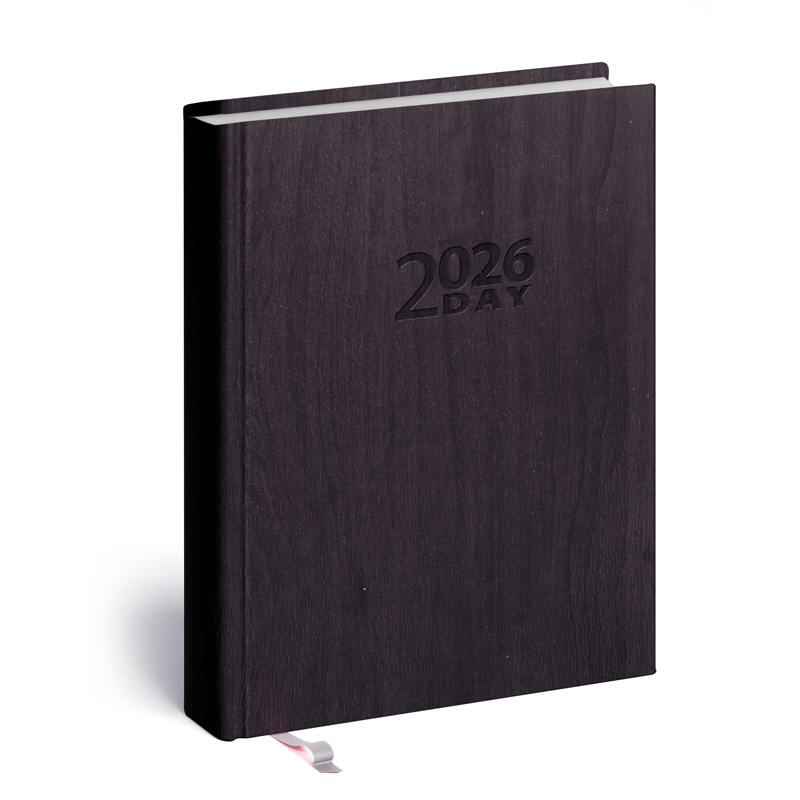 2-Day, B6 kétnapi beosztású határidőnapló + jegyzet, Grafit