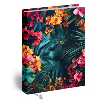 2-Day, B6 kétnapi beosztású határidőnapló + jegyzet, Tropical