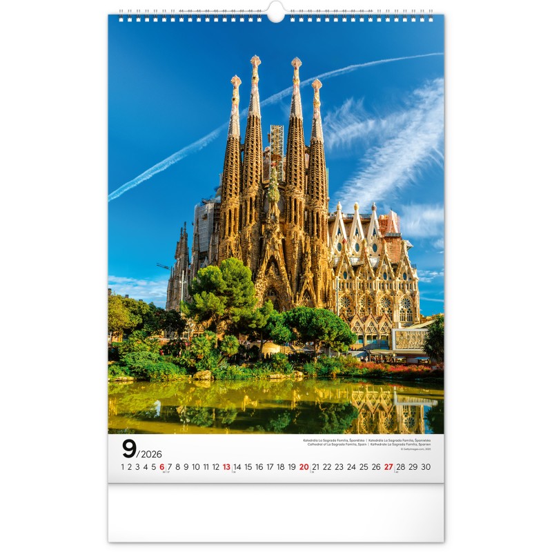 All Around the World, képes falinaptár 2026