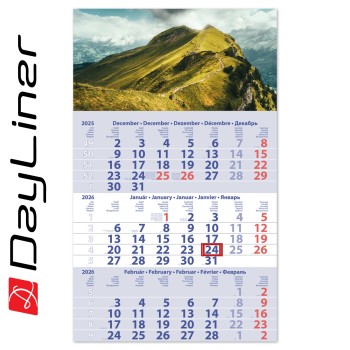 Primus Club, 12 lapos speditőr naptár - Hegy fejrésszel