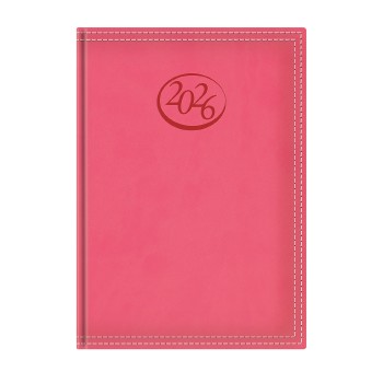 Ace, A5 napi beosztású határidőnapló, Korallpiros